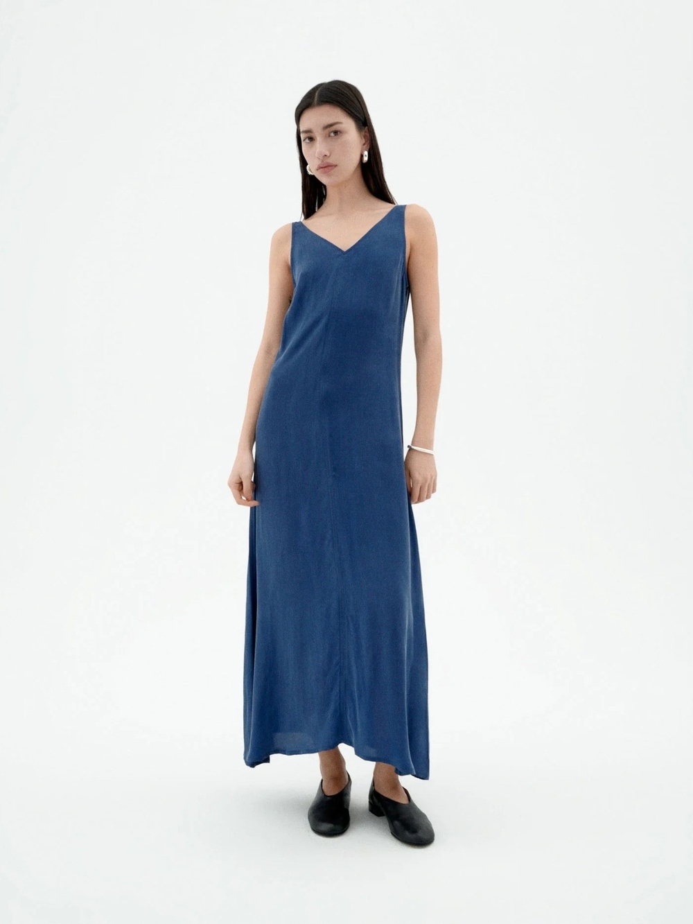 Thinking Mu Blue Maxi dress